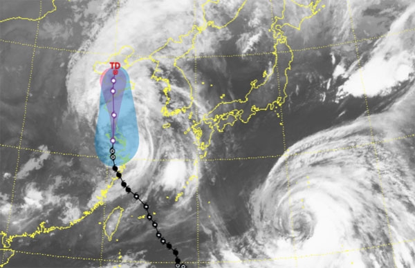 태풍 레끼마 이동경로 위성사진. 사진=기상청 날씨누리
