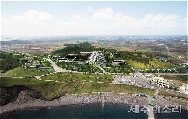송악산 뉴오션타운 개발사업 조감도. ⓒ제주의소리 자료사진