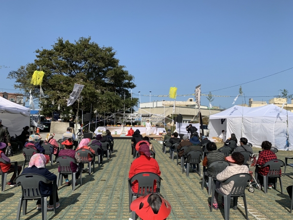 31일 오전 10시부터 한림읍주민자치센터에서 '한림 한수풀 해원상생굿'이 열렸다.