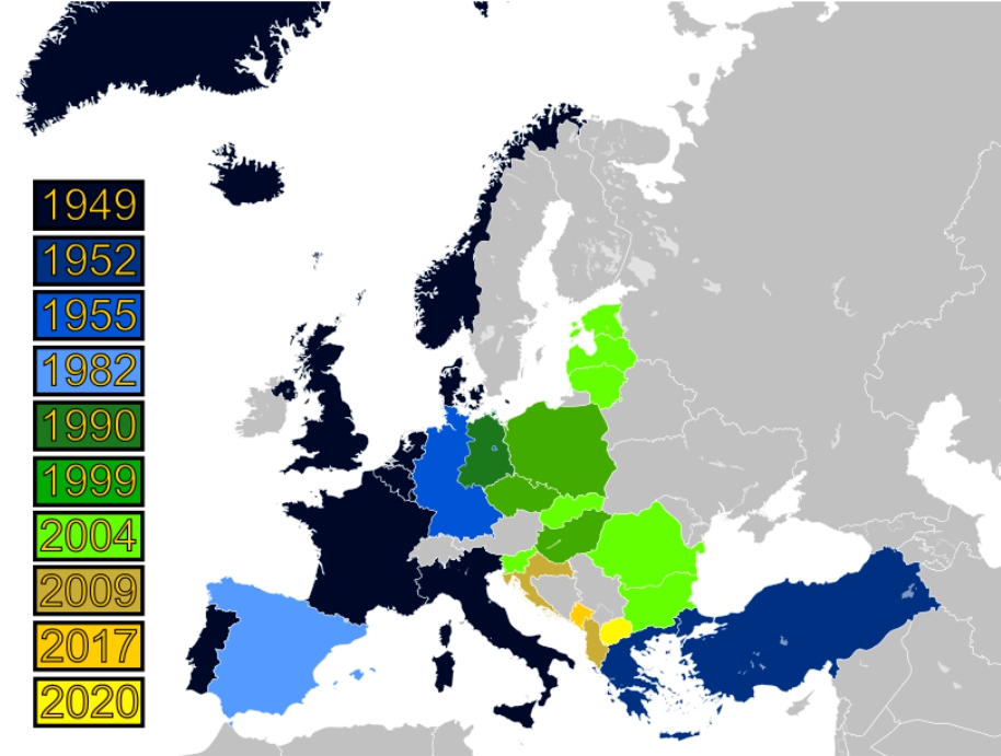 NATO의 확대. 위키피디아(wikipedia).