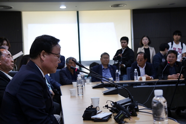 간담회 현장. ⓒ제주의소리