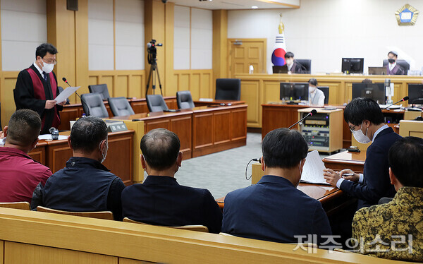 군사재판 직권재심 공판 현장. ⓒ제주의소리 자료사진