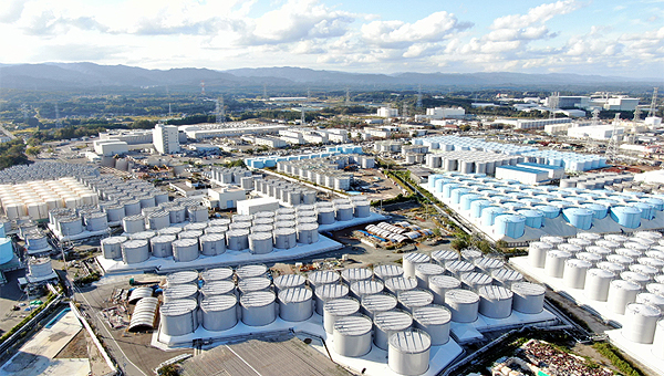 일본 후쿠시마 원점 오염수. [사진출처-국제원자력기구(IAEA)]