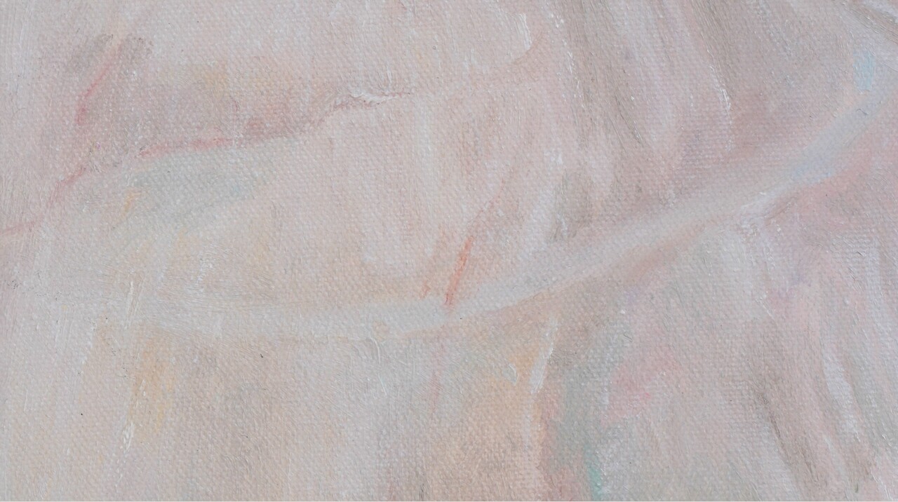 김효경, shell, 17.9x17.9cm, oil on canvas, 2023. / 이하 사진=델문도 뮤지엄