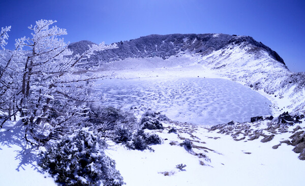 한라산 설경. 사진-한라산국립공원관리소