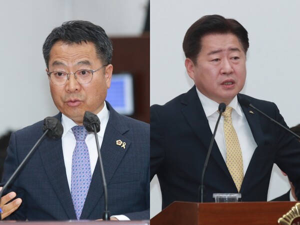 송창권 의원과 오영훈 제주지사