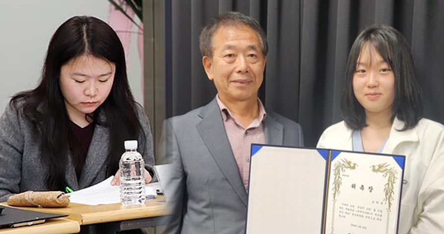 양희주 위원(왼쪽)과 이날 신규 위촉된 고지우 위원. ⓒ제주의소리