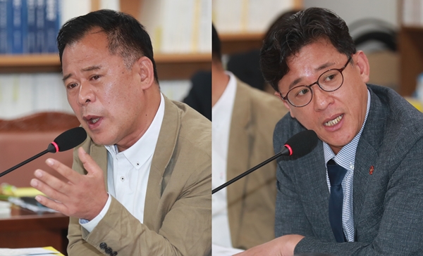 김대진(왼쪽), 양영수 의원 / 사진=제주도의회 누리집