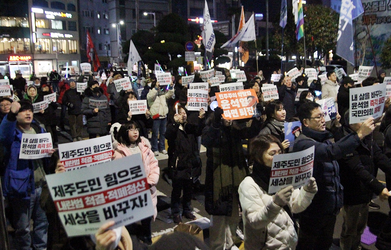 제주도민대회 현장. ⓒ제주의소리