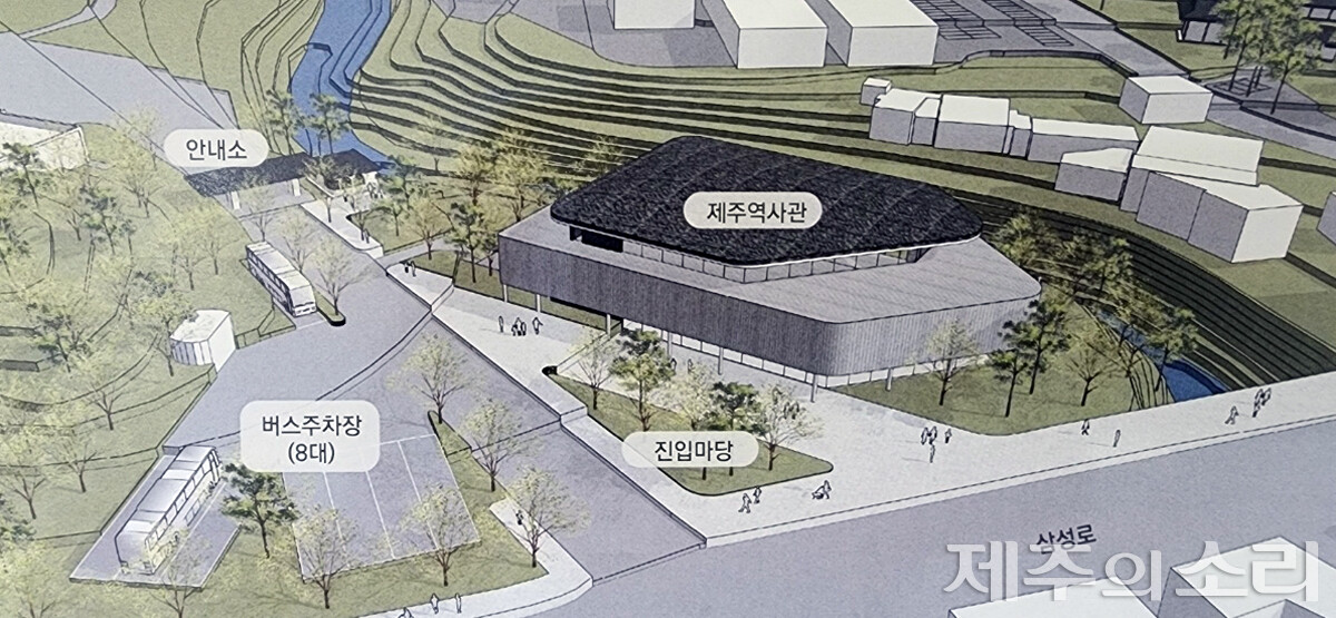 가칭 제주역사관 조감도. ⓒ제주의소리