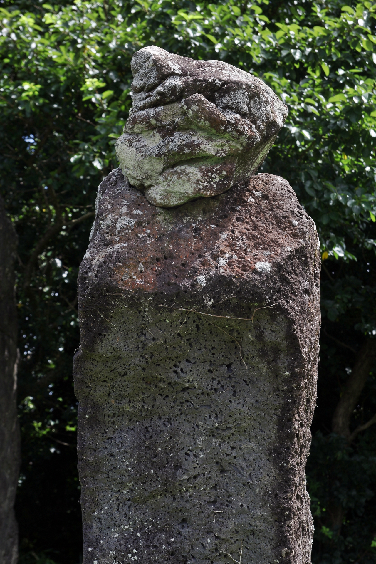 백운철 선생이 본인 모습으로 만든 석상 ⓒ제주의소리