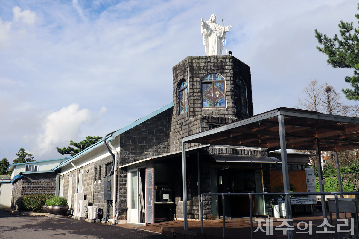 4.3학살터였던 천주교 중문성당. ⓒ제주의소리