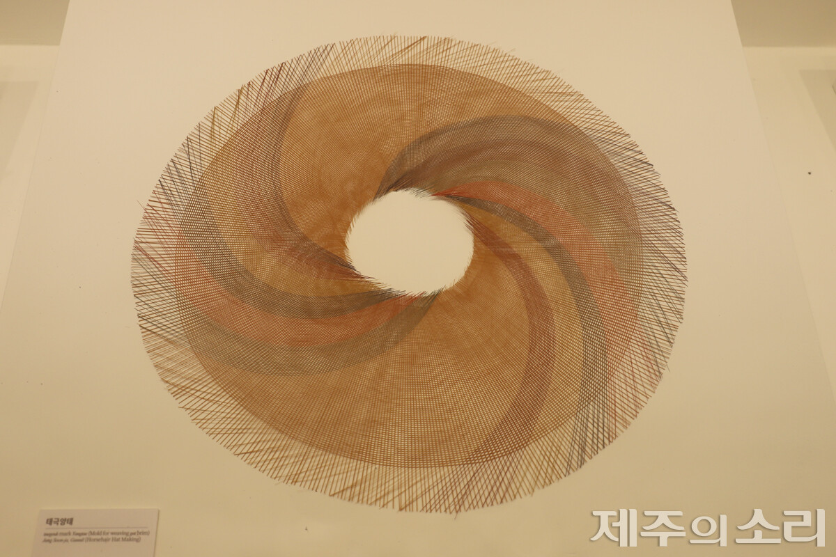 갓전시관에 전시된 태극양태. ⓒ제주의소리