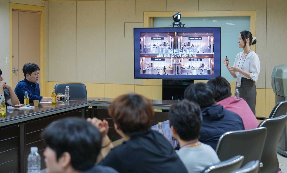 로컬 창업 활성화를 위한 '투자자 기업 멘토링 및 투자 유치 발표회'를 개최한&nbsp;제주관광대학교 RISE사업단.<br>