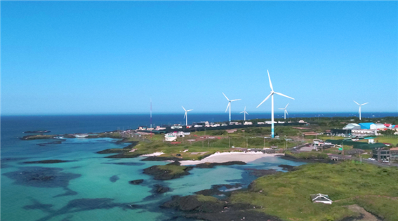 행원풍력발전단지. (출처=제주에너지공사)