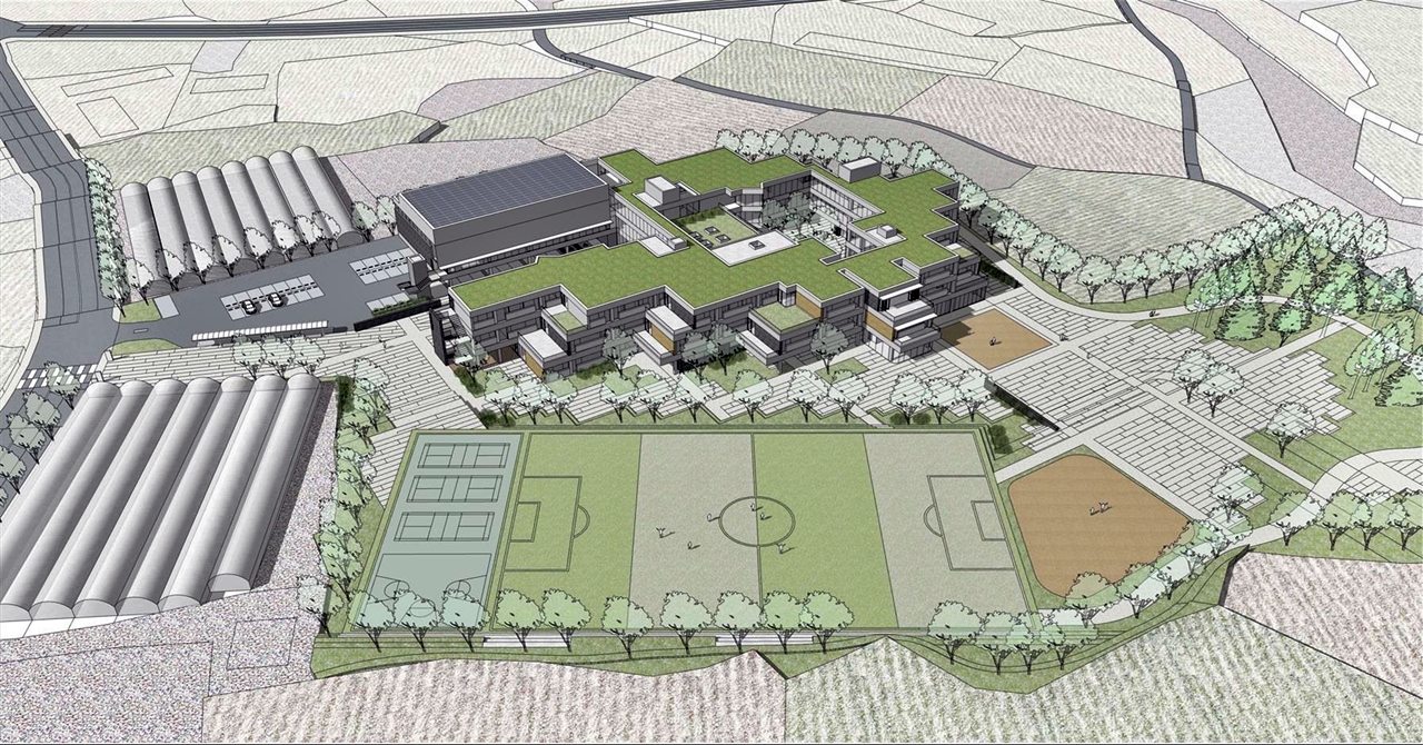 가칭 제주서부중학교 설계공모 당선작 이미지 . 사진=제주도교육청<br>