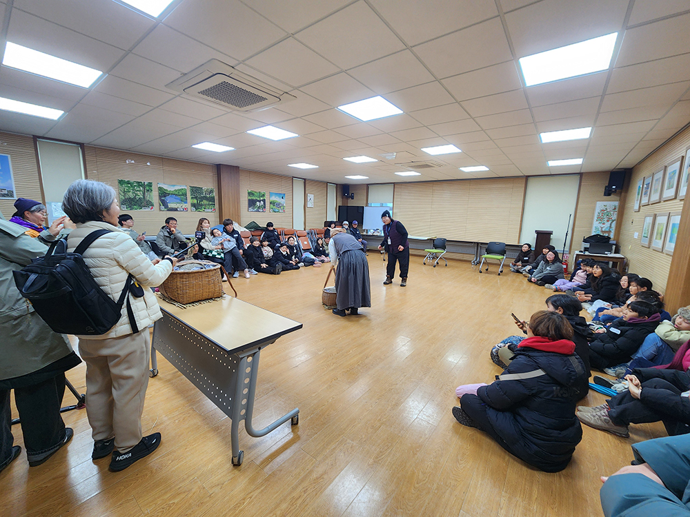 허벅치기 체험. ⓒ고제량