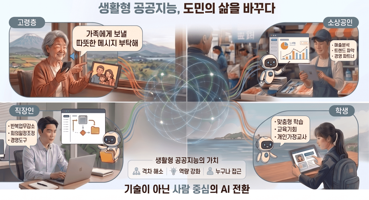 AI는 도민의 삶을 어떻게 바꿀 수 있는가