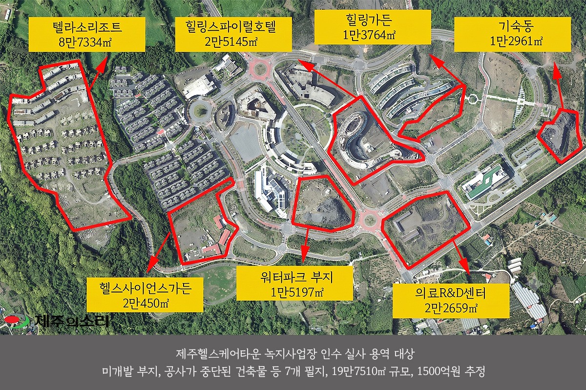 제주헬스타운 1500억... JDC, 연내 매입 재추진 - 뉴스 썸네일 이미지